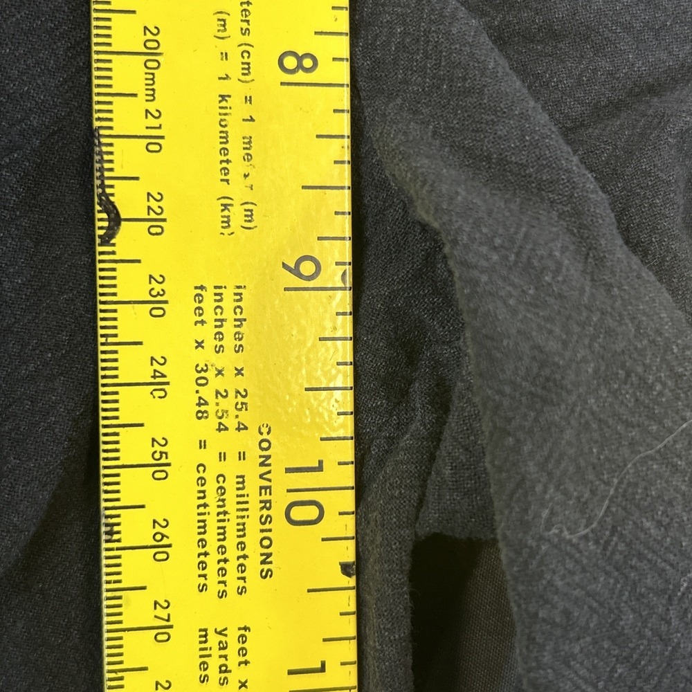 charcoal Shein cargo pants feature contrasting white stitching/ utility pockets - Picture 11 of 13